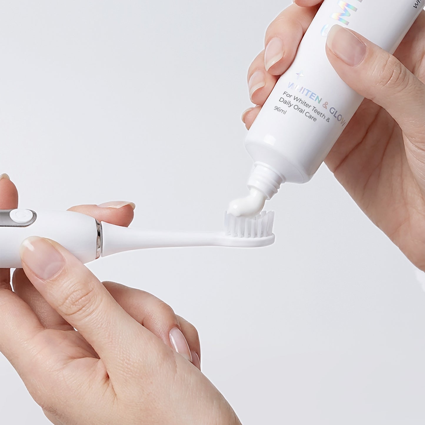 SmileFam BLU Whitening Toothpaste tube and box
