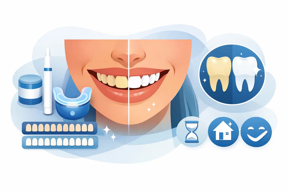 At Home Whitening Results Example Guide