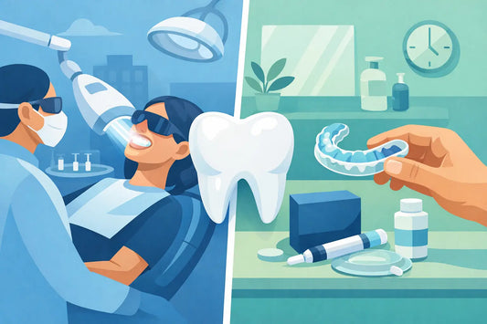 In Office Whitening vs Take Home: Which Wins?