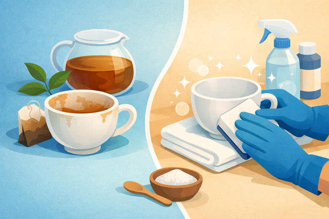 How to Whiten Tea Stains Safely at Home