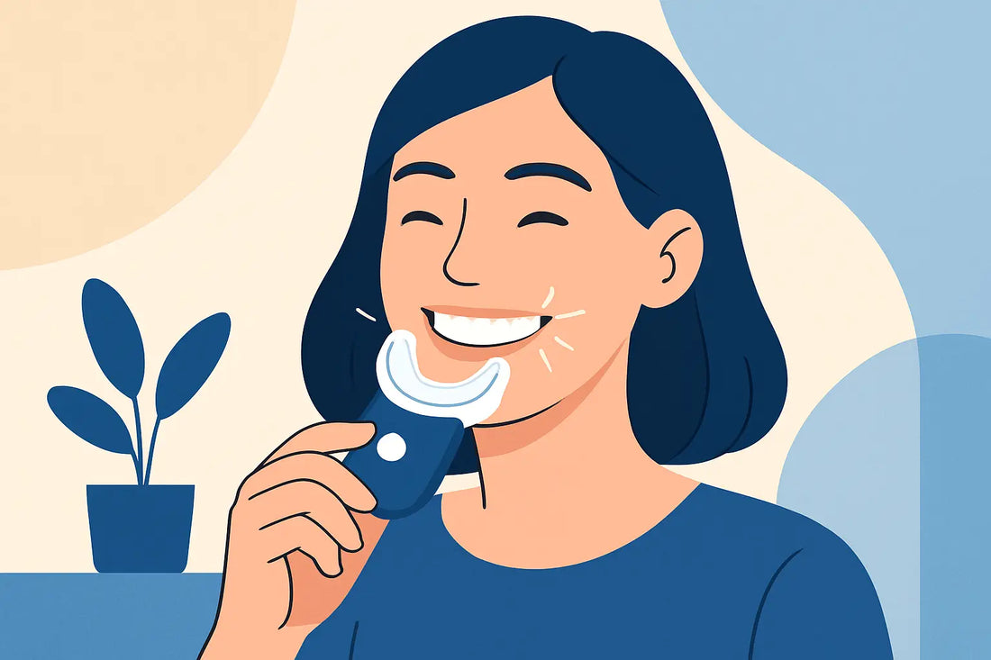 One-Session Teeth Whitening at Home That Shows