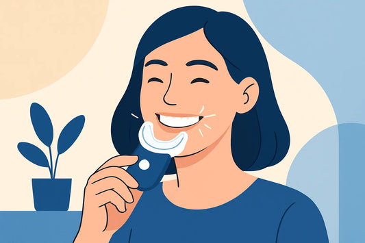 One-Session Teeth Whitening at Home That Shows