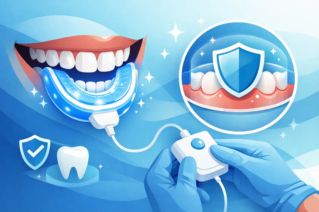 LED Whitening Device Safety for Gums