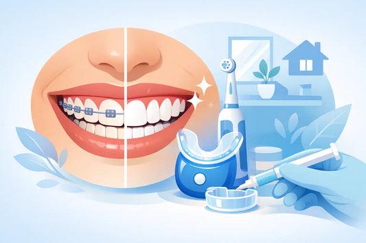 Whitening After Braces at Home Safely