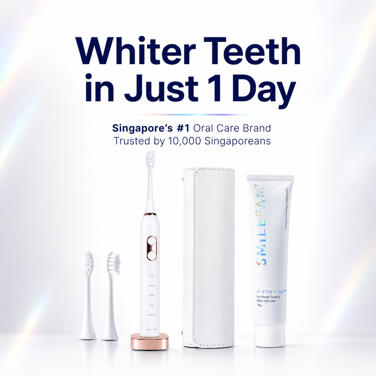 Whitening Electric Toothbrush Bundle