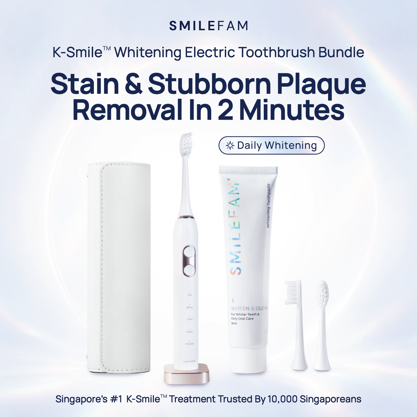 ⁠K-Smile™ Electric Toothbrush Bundle