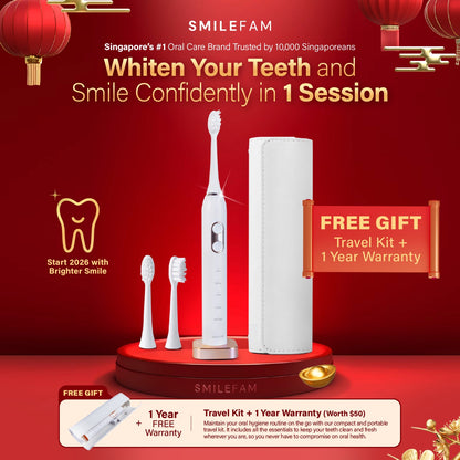 Whitening Electric Toothbrush Bundle