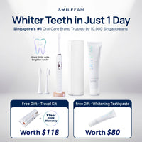 Whitening Electric Toothbrush Bundle