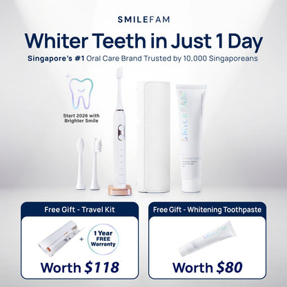 Whitening Electric Toothbrush Bundle