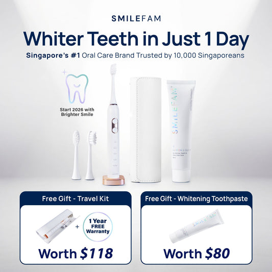 Whitening Electric Toothbrush Bundle