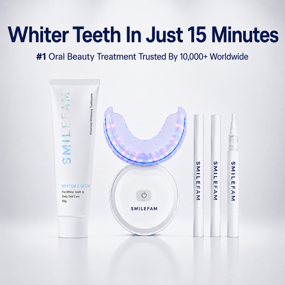 Whiter Teeth, Smile Better & 99.99% Clean in just 15 Minutes